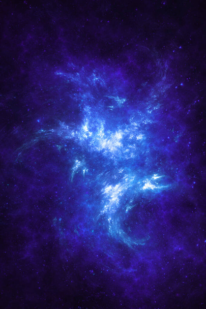 Νεφέλωμα και γαλαξίες στο διάστημα. Αφηρημένο φόντο σύμπαντος - Φωτογραφία, εικόνα