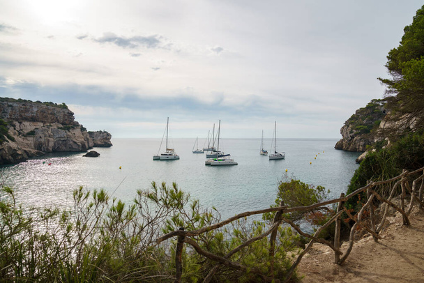 Fantasztikus kilátás nyílik a strandok Menorca. - Fotó, kép
