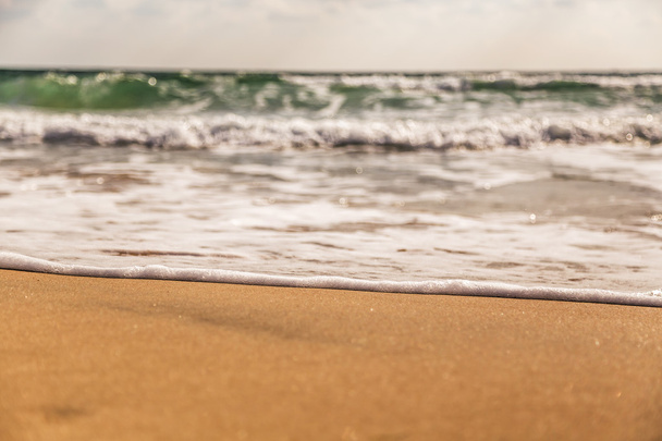 Хвиля на пляжі
 - Фото, зображення