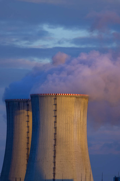 Πυρηνικός σταθμός Dukovany, περιφέρεια Vysocina, Τσεχική Δημοκρατία - Φωτογραφία, εικόνα
