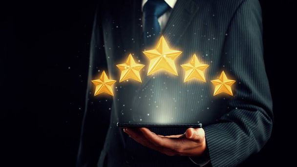 Customer review satisfaction feedback survey data for shrewd business - Photo, Image