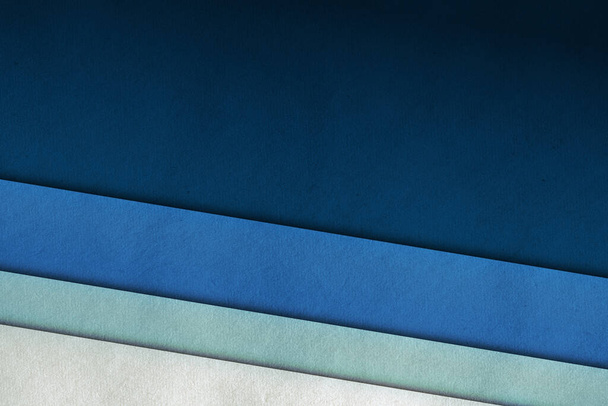 абстрактный синий винтажный фон на старой текстуре ретро-бумаги - Фото, изображение