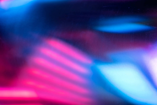 futuristic background blur neon glow pink blue - Фото, изображение