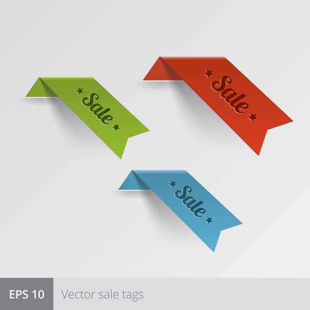 Sale tags set - Vector, Image