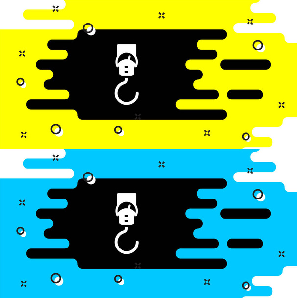 Icona in scala White Spring isolata su sfondo nero. Bilancia per pesare. Determinazione del peso. Vettore - Vettoriali, immagini