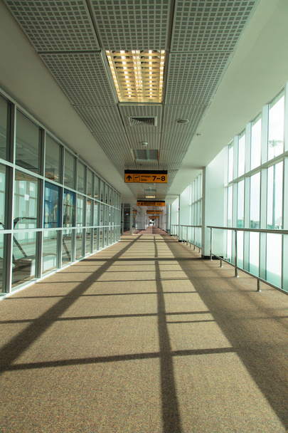 corridor of airport  - Photo, Image