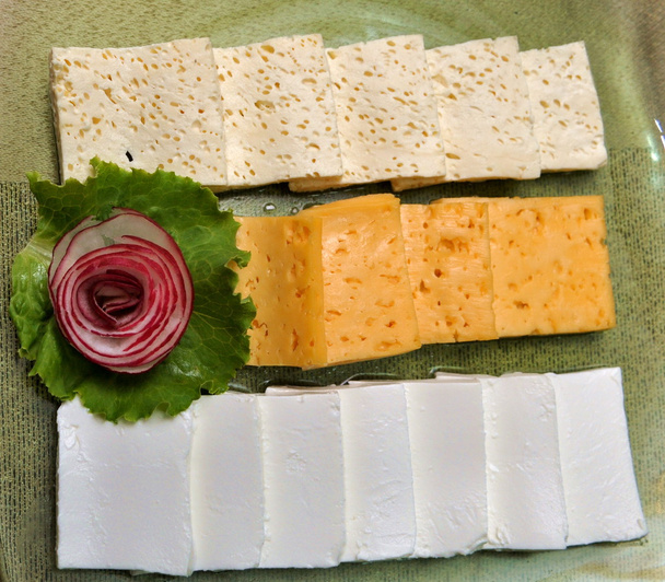Cheese on a plate - Photo, Image