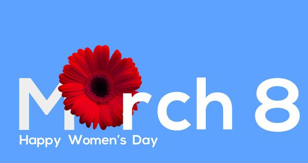 Χαρούμενη Παγκόσμια Ημέρα της Γυναίκας, Banner for Women day, Happy 8 Μαρτίου - Φωτογραφία, εικόνα