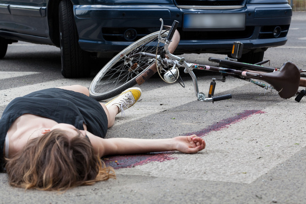 Accident on the pedestrian crossing - Valokuva, kuva