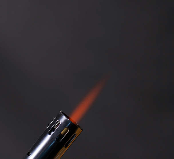 Torch Fire With Smoke - Foto, Imagen