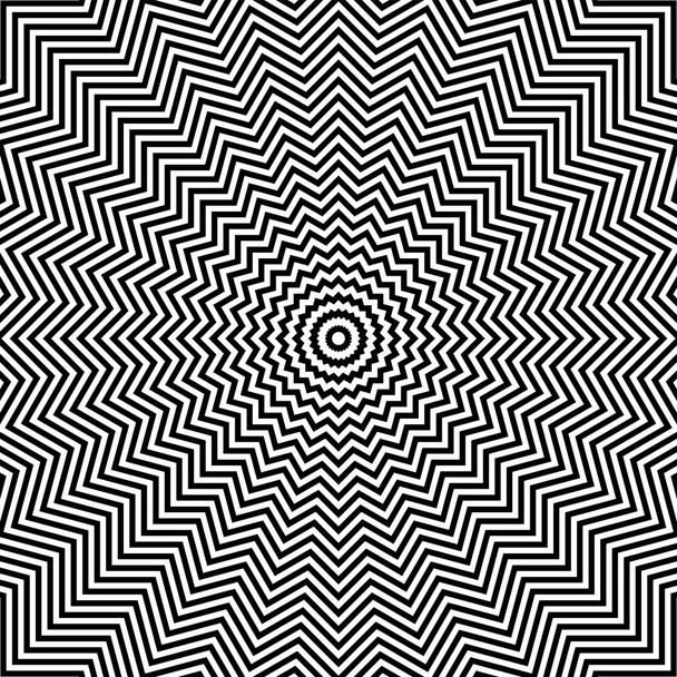 Abstract geometric zig zag lines pattern. Vector art. - Vector, Image