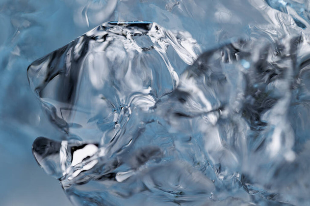 Крупный план льда абстрактный макроводный фон - Фото, изображение