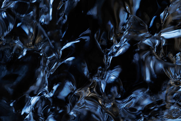 Cold in closeup futuristic water details - Photo, Image