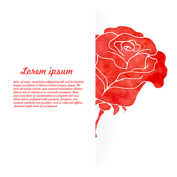 background of flowers rose - Vector, afbeelding