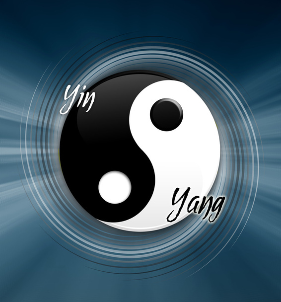 yin és yang szimbólum - Fotó, kép