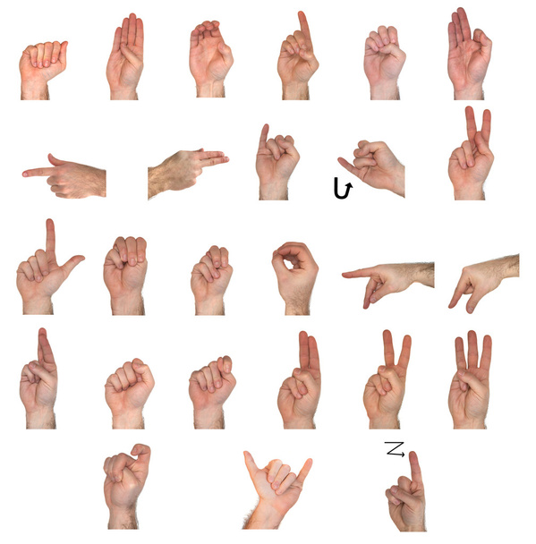 Alfabeto ASL
 - Foto, immagini