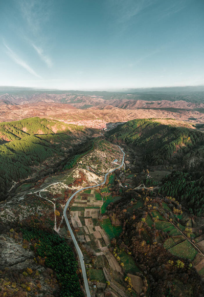 Propre édité paysage drone shot. - Photo, image