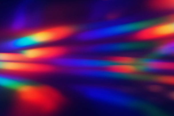 Texture abstraite des fusées éclairantes à spectre bokeh - Photo, image
