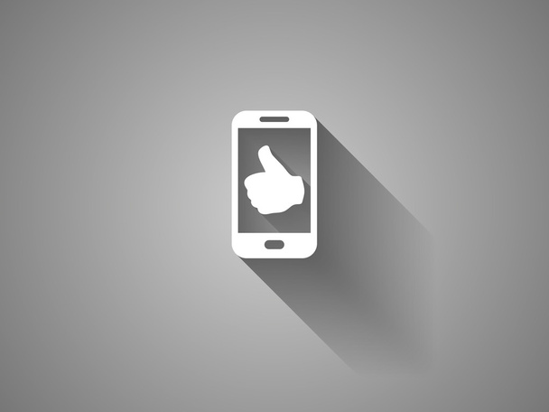 Icon of smartphone - Vector, afbeelding