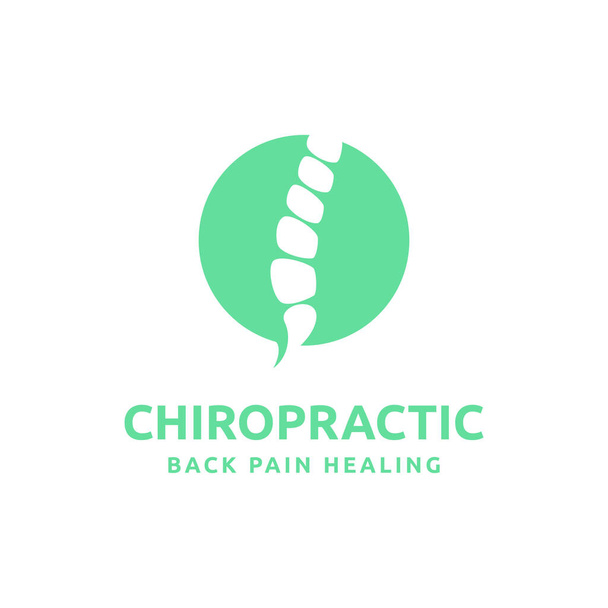 Chiropractic logo design. Spine logo template. Spinal icon. Backbone icon. Physio therapy - Vector, Image