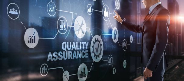 Quality Assurance Service Guarantee. Quality control - Фото, зображення
