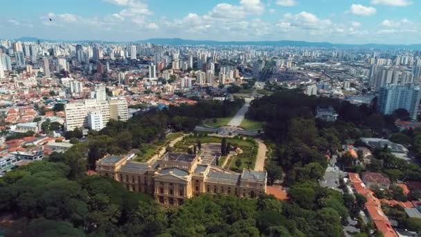 サンパウロの街の風景ブラジル。中心街の街の素晴らしい風景。ランドマーク都市の都市景観. - 映像、動画