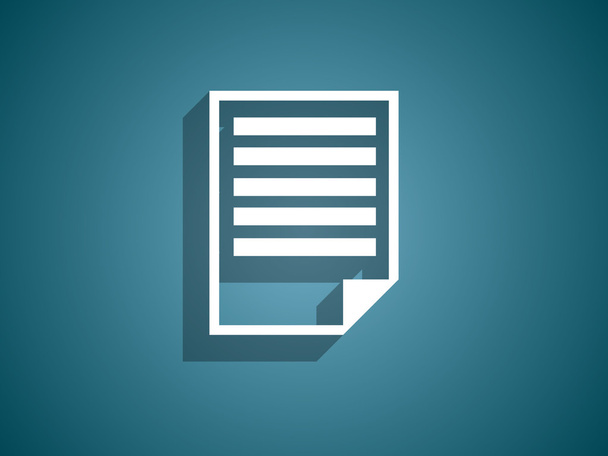 Flat icon of notes - Vector, Imagen