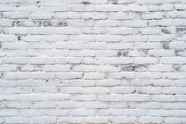 レンガの壁の壁紙テクスチャクリンカーと建築面積の下で古いヴィンテージ白のテーマでコンクリートパターン - 写真・画像