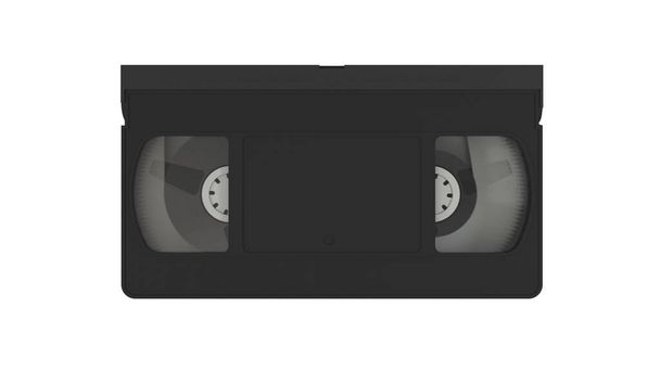 Ретро відеокасети ізольовані на білому тлі. Старий аналоговий відеокасета. 3D візуалізація
. - Фото, зображення