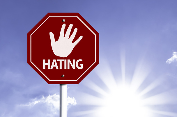 Arrêtez de haïr le signe rouge
 - Photo, image