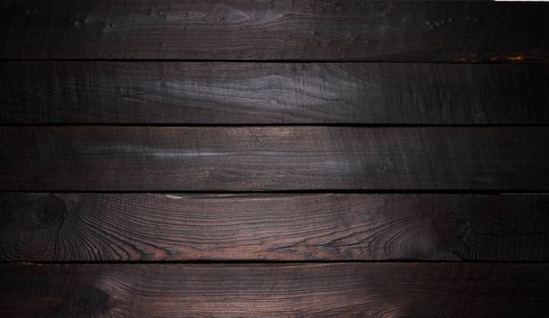 Background of old brown wooden boards with cracks, scuffs. Backdrop for compositions, rustic - Fotó, kép