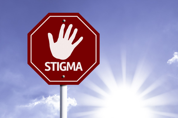 Stop Stigma signe rouge
 - Photo, image