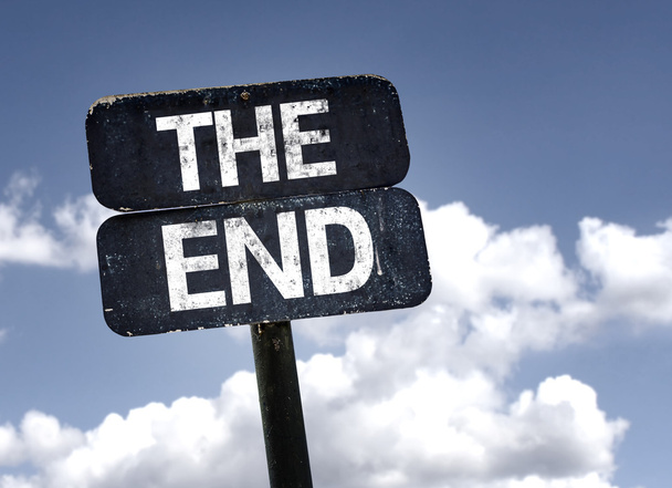The end   sign - Photo, Image