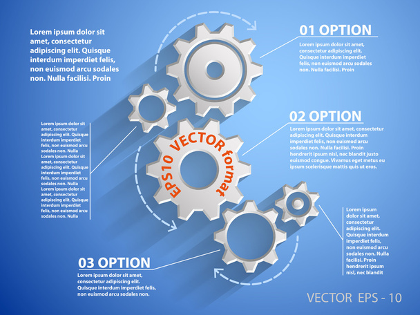 Infographic template concept - Vektor, obrázek