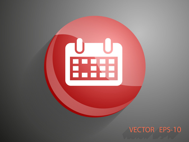 Icon of calendar - Vector, Image