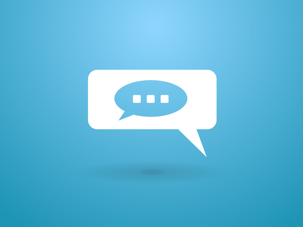 Flat icon of a communication - Vector, Image