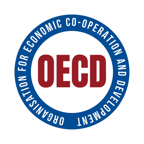 OCDE, símbolo de la organización para la cooperación económica y el desarrollo - Foto, Imagen