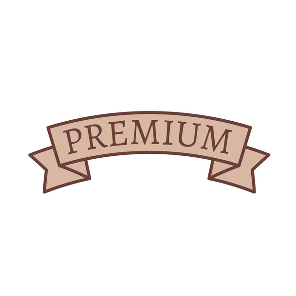 premium ribbon retro - Vecteur, image