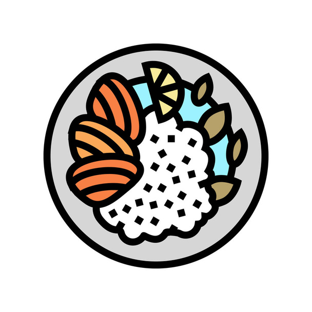 векторная иллюстрация иконок морепродуктов - Вектор,изображение