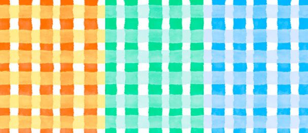 kleurrijke cross line strip achtergrond verf aquarel lijn strepen patroon achtergrond vintge - Foto, afbeelding