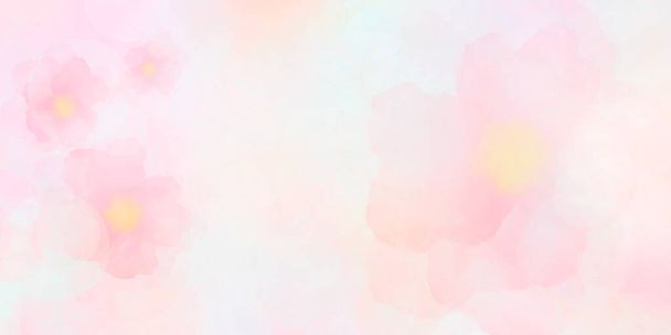 roze achtergrond bloem, roze bloemen op liefde achtergrond - Foto, afbeelding