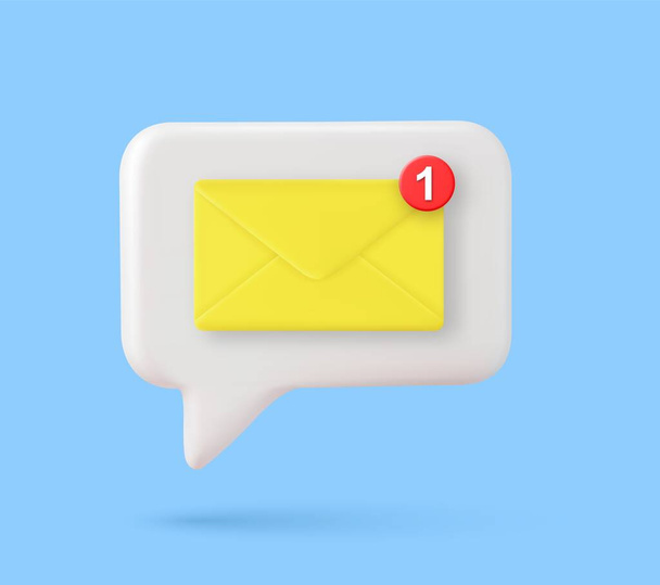3d Email icon - Vector, Image