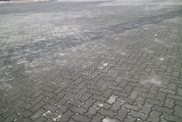 road with brick paving cover photo - Photo, Image