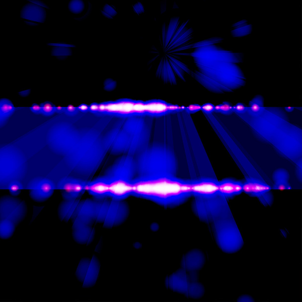 Rayas azules con luces
 - Vector, imagen