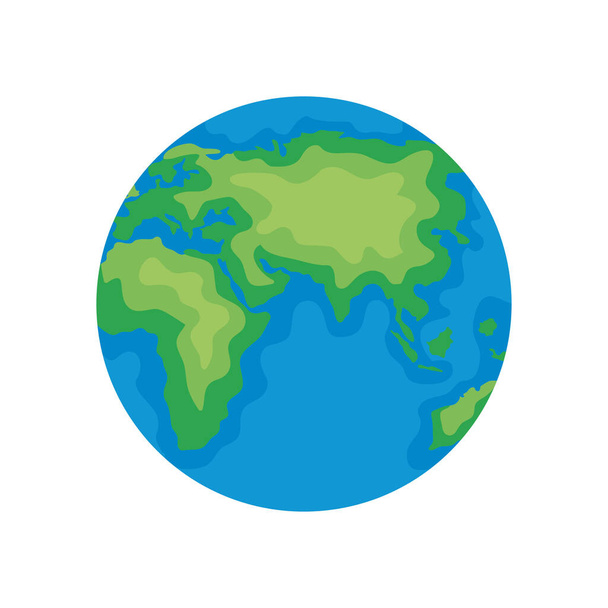 svět planeta Země - Vektor, obrázek