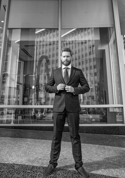 mature businessperson in formalwear. business success. successful man in businesslike suit. - Photo, Image