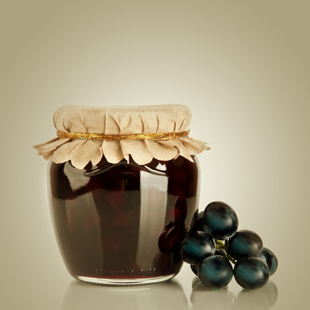 Sweet jam and fresh berries. Dessert - Photo, Image
