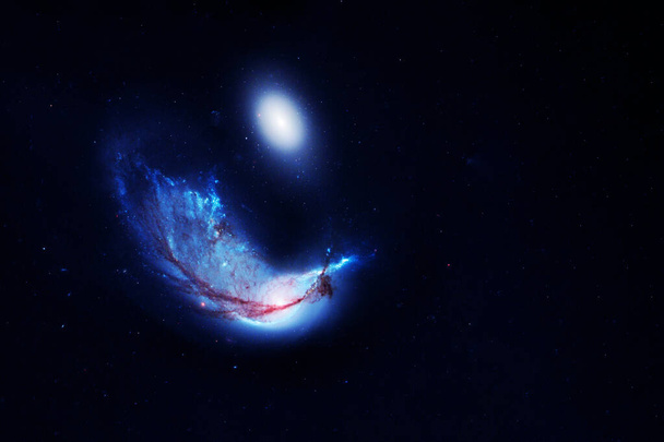 Όμορφος χρωματιστός χώρος με αστέρια. Στοιχεία αυτής της εικόνας δόθηκαν από τη NASA. Υψηλής ποιότητας φωτογραφία - Φωτογραφία, εικόνα