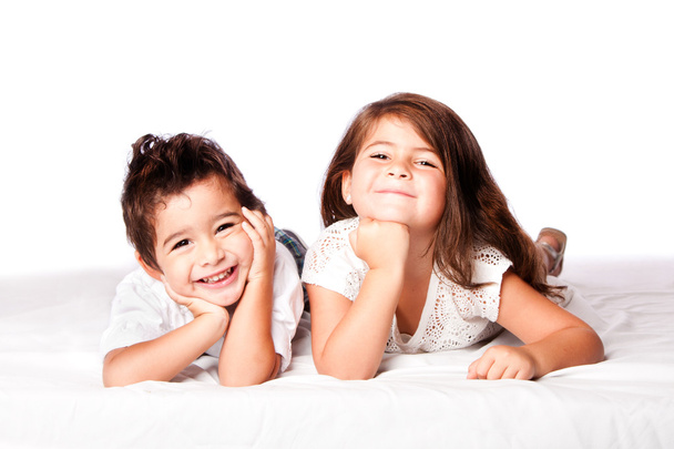 Cute children siblings - Foto, Imagem