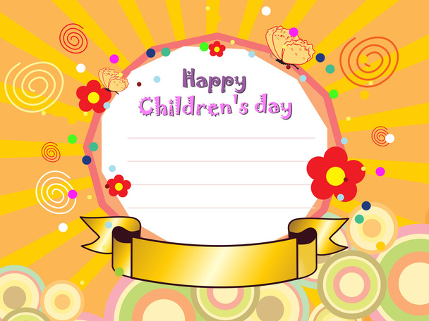 illustration for children's day - Vetor, Imagem